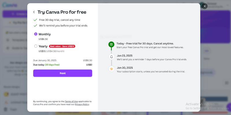 canva softwear tool