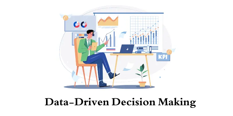 Data-driven decision making in business with analytics, charts, and KPIs to improve performance and achieve measurable growth.